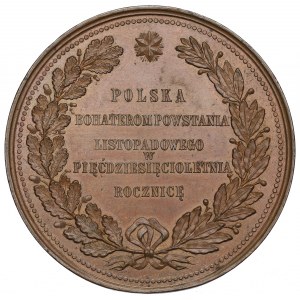 Polsko, medaile k 50. výročí listopadového povstání 1880