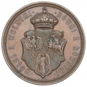 Poland, Medal to commemorate the 300th anniversary of the Union of Lublin 1869 - rare