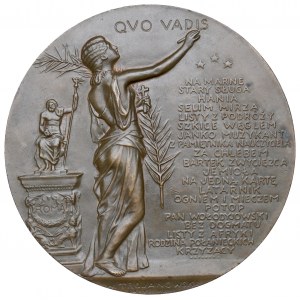 Pologne, Médaille Henryk Sienkiewicz 1900