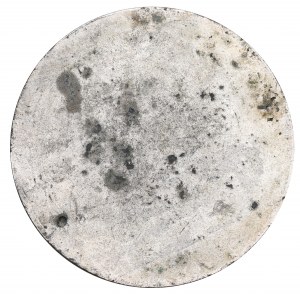Augustus II Silný, jednostranný tisk medaile z 19. století