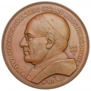 II RP, Médaille commémorant le couronnement de l'icône de Notre-Dame de la Porte de l'Aurore 1927