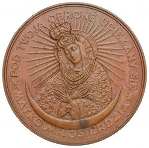 II RP, medaile ke korunovaci ikony Panny Marie Jitřní brány 1927