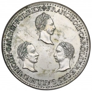 Francúzsko, medaila 1558-1590, Katarína, manželka Henricha II. - galvanická kópia