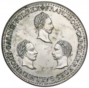 Francúzsko, medaila 1558-1590, Katarína, manželka Henricha II. - galvanická kópia