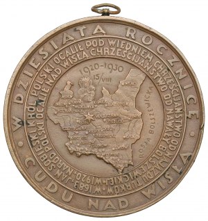 Second Republic, Medal to commemorate the 10th anniversary of the Miracle on the Vistula, 1930