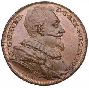 Svezia, medaglia di Sigismondo III Vasa - Suite Hedlinger