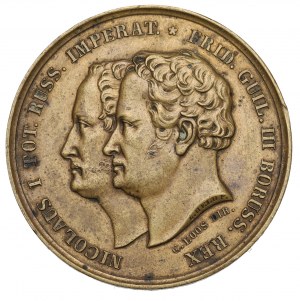 Russia, medaglia per commemorare le manovre russo-prussiane presso Kalisz 1835