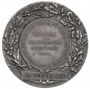 Francja, Medal nagrodowy Konkurs Fotograficzny 1898