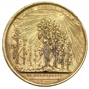 Rusko, Katarína II, medaila Smolného kláštora - stará zberateľská kópia