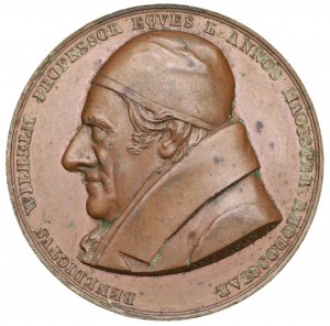 Nemecko, medaila za 50 rokov služby Augusta Benedikta Wilhelma 1836