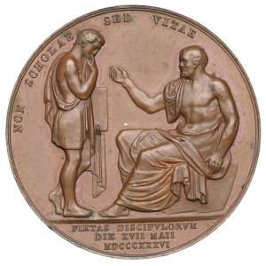Německo, medaile za 50 let služby Augusta Benedikta Wilhelma 1836