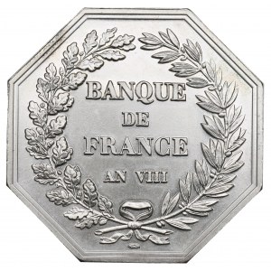 Francia, Medaglia della Banca di Francia (1799-1800)