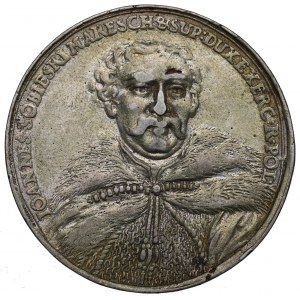 Johann III. Sobieski, Medaille 1673, Chocim - späterer Guss