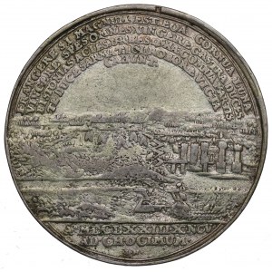 Johann III. Sobieski, Medaille 1673, Chocim - späterer Guss