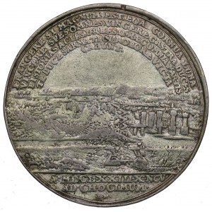 Ján III Sobieski, medaila 1673, Chocim - neskorší odliatok