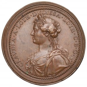 France, Medal marriage Nicolas and Claudia 1634