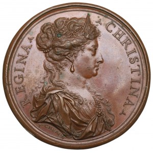Italy, Medal Christina of Sweden (1674)