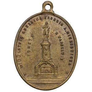 Poland, Medal for 100 years of Mickiewicz birthday 1898