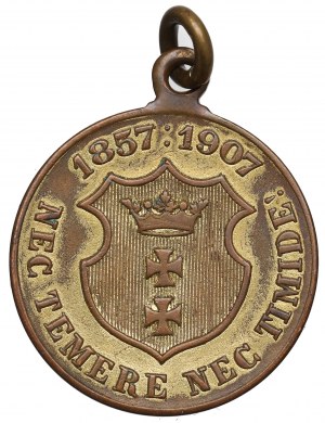 Danzig, Medaille zum 50-jährigen Bestehen der Katholischen Genossenschaft 1907