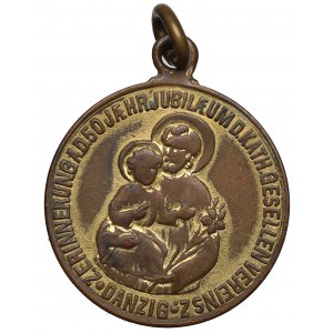 Danzig, Medaille zum 50-jährigen Bestehen der Katholischen Genossenschaft 1907