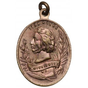 Poland, Medal for 100 years of Mickiewicz birthday 1898