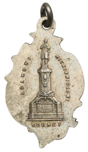 Polska, Medalik na 100 urodziny Adama Mickiewicza 1898, W.O.