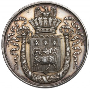 France, Marché aux bestiaux de Rouen, 2e prix pour une vache 1865