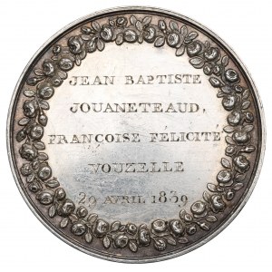 Francia, medaglia commemorativa 1839