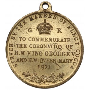 Wielka Brytania, Medal pamiątka koronacji Jerzego V 1911