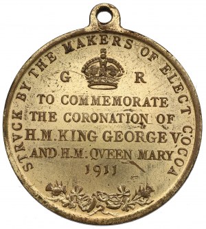 Wielka Brytania, Medal pamiątka koronacji Jerzego V 1911