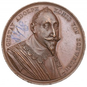 Švédsko, medaila 1832 - 200. výročie úmrtia Gustáva Adolfa