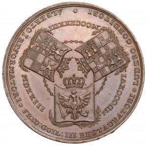 Germania, Prussia, Medaglia 1833 - 500 anni di Cattedrale di Königsberg