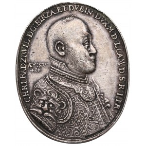 Zygmunt III Waza, Medal magnacki Krzysztof Radziwiłł Hetman Litewski 1626 - kopia galwaniczna
