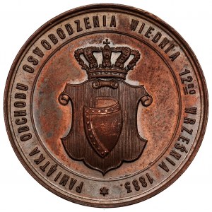 Polska, Medal Jan III Sobieski dwieście lat odsieczy wiedeńskiej 1883