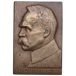 II RP, plaketa mincovny Piłsudski