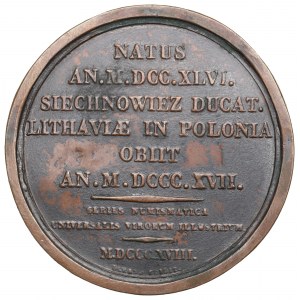 Medaglia della serie delle celebrità di Kosciuszko di Durand del 1818 - copia successiva