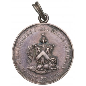 Frankreich, Bordeaux Wohlfahrtsverband Medaille