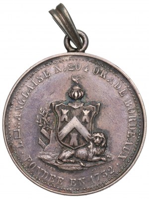Francia, medaglia dell'Unione di beneficenza di Bordeaux