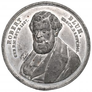 Německo, pamětní medaile Roberta Bluma 1848