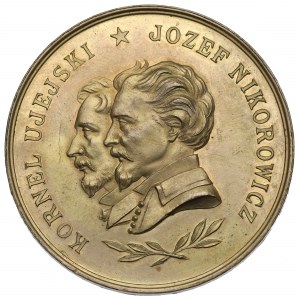 Poľsko, medaila Ujejski Nikorowicz, Krakov 1893