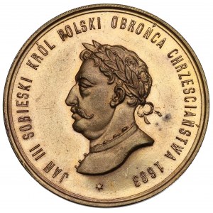 Polsko, medaile Jan III Sobieski dvě stě let od osvobození Vídně 1883