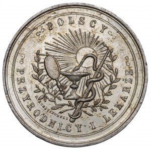 Polonia, medaglia del 4° Congresso dei naturalisti e dei medici di Poznań 1884