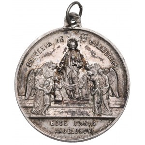 Francie, pamětní medaile k prvnímu svatému přijímání 1878