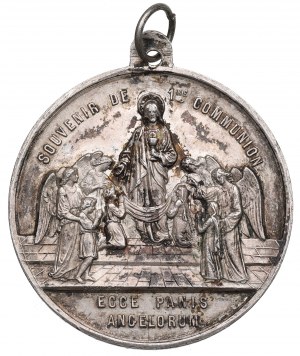 Francúzsko, pamätná medaila k prvému svätému prijímaniu 1878