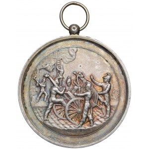 France, médaille du concours d'incendie de Montreuil-Boise 1886