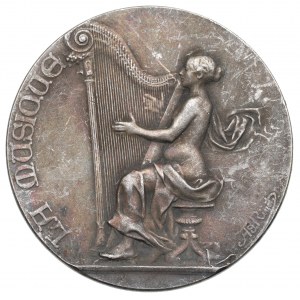 Francja, Medal nagrodowy Konkurs Muzyczny Moulins 1896