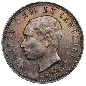 Cambodge, Norodom I, Médaille 1902