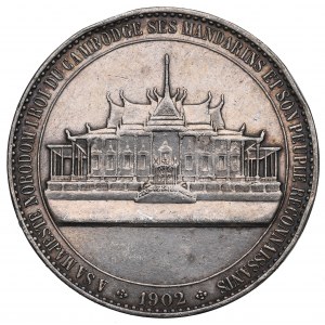 Cambodge, Norodom I, Medal 1902