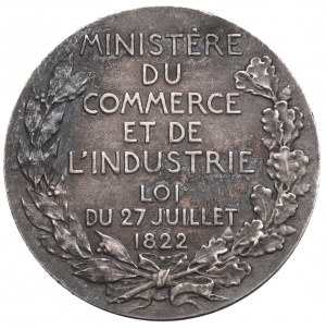 France, Ministry of Industry and Commerce Medal 1822
