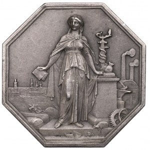 France, Medal Society General credit industrial and commercial 1859